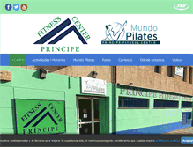 Tablet Screenshot of principefitnesscenter.com